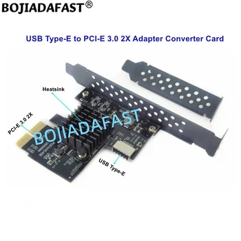 USB 3.1 Tipas-E Jungtis, PCI Express, PCI-E 3.0, 2X Adapteris Keitiklis Kortelės 10Gbps Už Darbastalio Plokštė