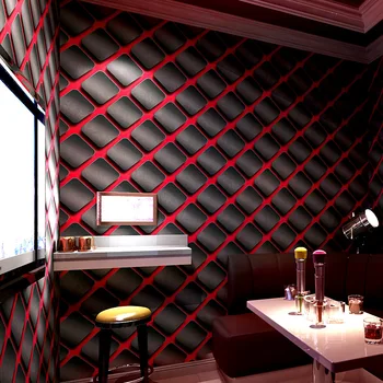 KTV Tapetai, 3D trimatis Asmenybės Mados Flash Sienos Audinio Juosta Viešbutis Išgalvotas Pramoginiai Lauke Temą Kambario Tapetai
