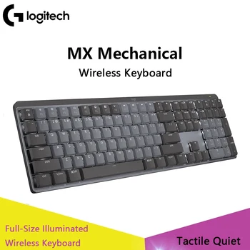 Logitech MX Mechaninė Mini Belaidė Klaviatūra su Apšvietimu Klavišus USB-C Office 
