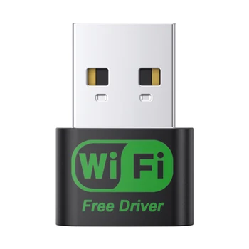 Nešiojamų Mini USB Wifi Adapteris MT7601UN WiFi Bevielio ryšio Adapterį Tinklo plokštė 150Mbps Nemokama Vairuotojo 802.11 n Adapterio KOMPIUTERIO Darbalaukį