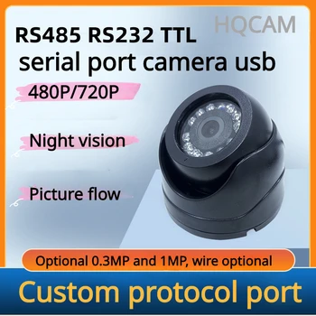 0.3 MP 1MP USB Automobilinis vaizdo Kamera Sunkvežimių Kameros Mažas Myli Serijos Fotoaparatą RS485 RS232 TTL žemės Ūkio kamerų Stebėjimo