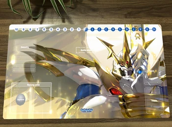 Digimon Dvikova Playmat Imperialdramon Paladinas Režimu, Prekybos Kortų Žaidimas, Mat DTCG CCG Mat Pelės Mygtukai Stalas Trinkelėmis TCG Žaisti Mat Kilimėlis
