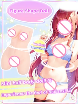 YUU Mini Pusę Kūno Lėlės Vyrų Masturbator Dirbtinės Makšties Boobs Seksualus Lėlės Anime Masturbators Suaugusiųjų Sekso Produktai Vyrų 18+