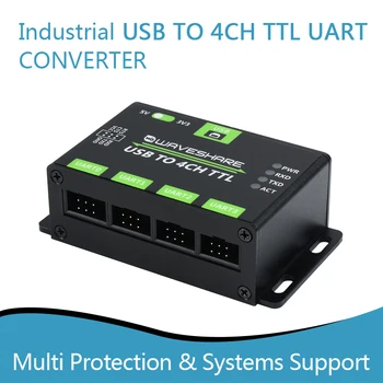 Pramonės USB 4CH TTL Konverterio, USB UART, Kelių Apsaugos ir Sistemos Palaikymas