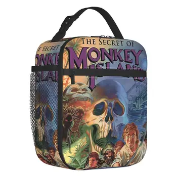 The Secret Of Monkey Island Nešiojamų Priešpiečių Dėžutė Moterų Vandeniui Vaizdo Žaidimai Šilumos Aušintuvas Maisto Izoliuoti Pietūs Maišą Darbo