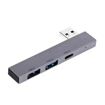 Patikimas Plėtra Dokas Vairuotojas-nemokamai Stabili Produkcijos Nešiojamas USB Tipo C Docking Station Splitter Hub Didelės Spartos Perdavimo