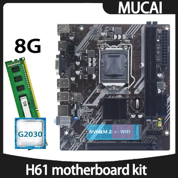 MUCAI H61 Motininę DDR3 8GB 1 600MHZ RAM Atminties Su 