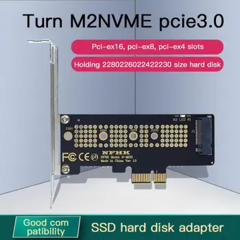 NVMe PCIe M. 2 NGFF SSD Su PCI-E X1 Adapterio plokštę PCI-E Su M. 2-Laikiklis, Skirtas 2230-2280 Dydžio M2 Pcie Adapteris X4 X16 Nemokamas Pristatymas