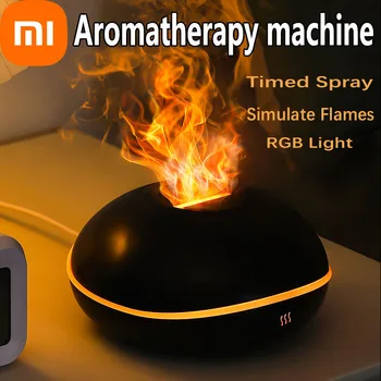 Xiaomi mijia Drėkintuvas Namų USB Atmosfera Lempos Darbalaukio Protingas Didelės Talpos Aromaterapija Dovana Drėkintuvas RGB Šviesos