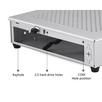 Mini-ITX ATVEJUI HTPC Važiuoklės ITX Motininę Namų Kino sistemos, Kompiuterių Box 