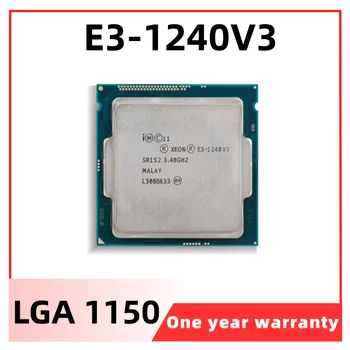 Xeon E3-1240V3 E3 1240v3 E3 1240 v3 3.4 GHz Quad-Core Aštuonių Siūlų CPU Procesorius 8M 80W LGA 1150 elektroninių komponentų