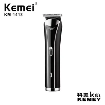 KEMEI elektrinė įkraunama plaukų clipper KM-1418 namuose laikyti naudoti plaukų žoliapjovės skustuvas ir nosies plaukų žoliapjovės 3 in 1