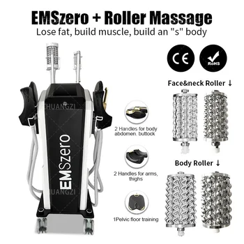 Ems Emszero 2-In-1 Roller Masažo Lieknėjimo Mašina, 40K Vakuumo Slėgis Mikro Virpesių Terapija, 5D Kūno Formavimo Prietaisas
