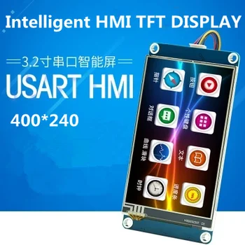 3.2 Colių sensoriniu TFT Su GPU USART HMI Vaizdo Sąrankos Ekrano Šrifto Serijos Kinų Versija 400*240 Patinka Modelis NX4024T032