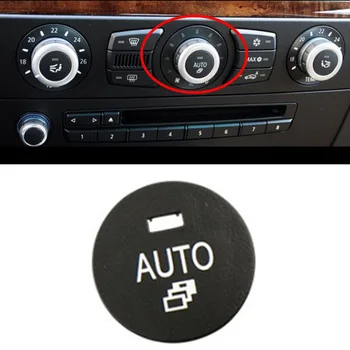 Dalis Mygtuką Padengti A/C Priedai Juodas Mygtukas Padengti Centrinės Kontrolės BMW E60 E61 E63 E64 5 6 Priekiniai Patvarus