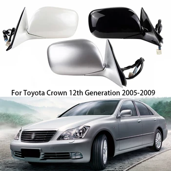 Automobilių Durų galinio vaizdo Veidrodis Assy Toyota Crown 12 2005-2009 Auto Elektriniai Veidrodėliai Šildymas Elektrinis Reguliavimas Veidrodis Asamblėja