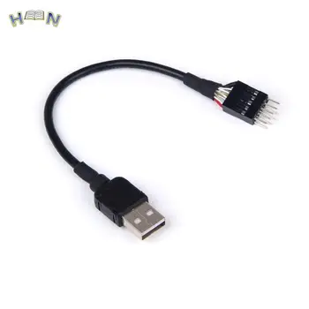 9 pin Male Išorinio USB A Male PC Mainboard Vidinis Duomenų ilgiklis