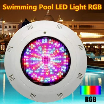 1 Rinkinys 12V 18W Žibintai po vandeniu Spalvos-Pakeisti LED Apšvietimas RGB IP68 Su Nuotolinio (18W)