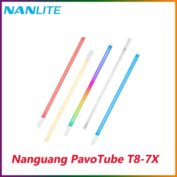 Nanlite Nanguang PavoTube T8-7X T8 7X RGB Vamzdis, Šviesos, Nešiojami Delniniai Fotografija Apšvietimo Stick RGB Šviesos Vamzdis Stick