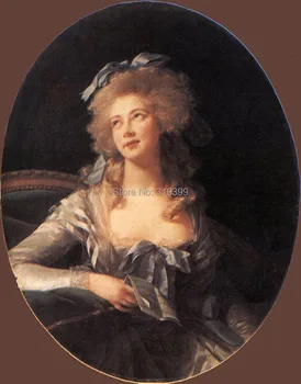 portretas-iš-madame-grand-1783 ,aliejaus tapybai reprodukcijai,drobė meno, rankų darbo,aliejus, tapyba