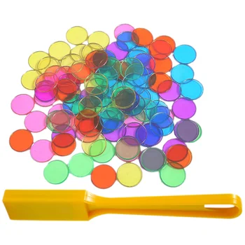 Vaikams Mokomieji Toyssss Skaidrus Disko Mokymo Priemonių Magnetinė Lazdelė Skaičiuoti Žetonus Žaislas Plokštelių Turas Švietimo Plastiko