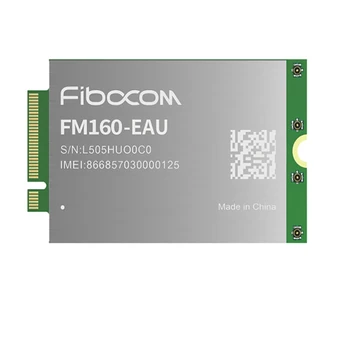Fibocom FM160-EAU NR Sub6 M. 2 5G modulis Europa lotynų Amerika Brazilija Qualcomm Snapdragon X62 modemo lustų rinkinys