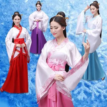 2023 Kinų Šilko Skraiste Kostiumas Mergaitėms, Moterims Kimono Kinijos Tradicinės Derliaus Etninės Antikvariniai Suknelė Šokti Tango Cosplay Hanfu Rinkinys