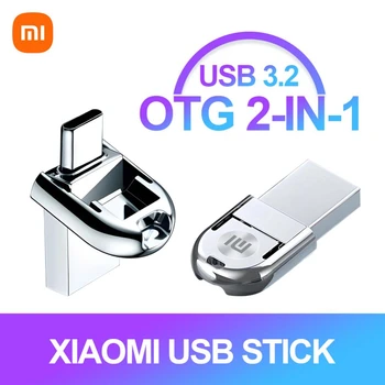 XIAOMI USB 3.0 Flash Disko Greitis Didelis, Tipas-C Usb Pen Drive 2 1 1 TB Metalo PenDrive 2TB Atminties laikmena, Skirta Duomenų Saugojimui Device0