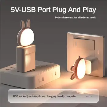 USB Plug-in Naktį LED Šviesos Protingas Kalbos Žibintai Skaitmeninis Ekranas Režimas Trijų Pavarų Protingas Reguliavimas Kūrybos Stalo Lempos
