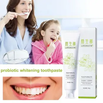Dantu Pasta Probiotikų Giliai Dantų Valymo Putėsiai Fresh Breath Spalvos Korektorius Dantų Gelis Remove Senų Dėmių Dantų Pasta
