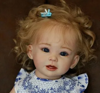 FBBD 28inch/70cm Didžiulis Kūdikis Reborn Baby Doll Bonnie Su Sulenktos Kojos Vizija Minkšta Tikroviška Švieži Spalva Unpainted Rinkinys