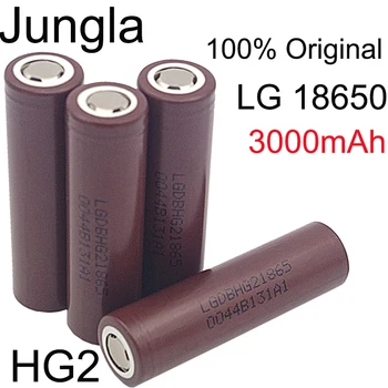 100% Originalus HG2 3000 MA Stabili, 3,7 v 18650 Baterija Aukštos kokybės Ląstelių HG2 20A Batterie 18650 Įkrovimo