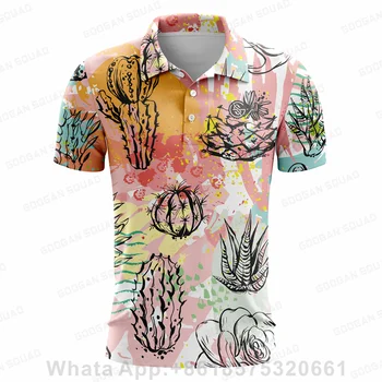 Vyrų Golfo Marškinėliai Vasaros Quick Dry T-shirt Sporto Džersio Golfo Drabužiai trumpomis Rankovėmis Viršūnes Kvėpuojantis Polo Marškinėliai Vyrams Golfo Drabužiai