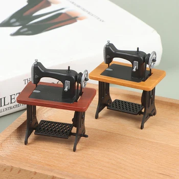 1:12 Miniatiūriniai Lėlių Siuvimo Mašinos Modelis Lėlės Baldų Ir Dekoro, Žaislų