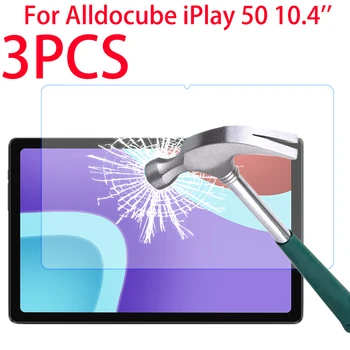 3PCS 9H Grūdintas Stiklas Filmas Alldocube iPlay 50 iPlay50 10.4 colių Ekrano apsaugos iPlay 50 Tablečių Apsauginės plėvelės