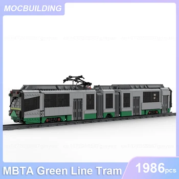 MBTA Žalia Linija Tramvajų SS Statybos Blokus 
